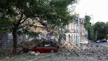 Destrucción en Odesa, Ucrania, tras ataques de las fuerzas rusas. La UNESCO se pronunció sobre estos ataques contra el patrimonio cultural.&nbsp;