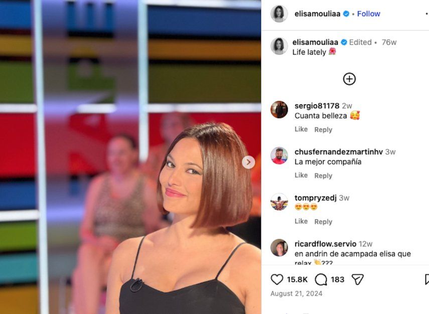 La actriz española Elisa Mouliaá.