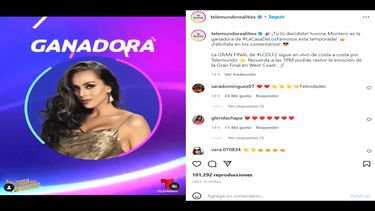 La actriz mexicana Ivonne Montero gana La casa de los famosos 2.