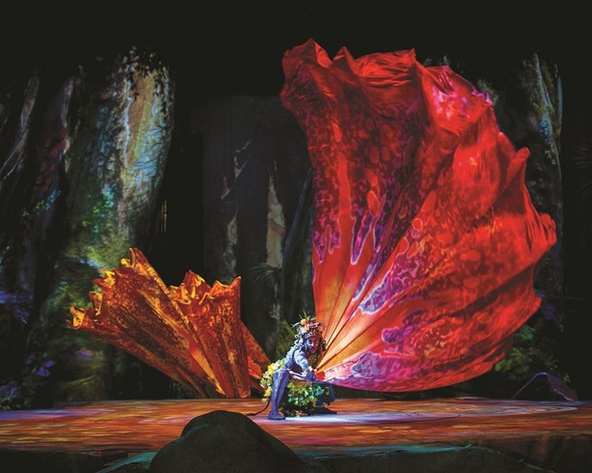  El espectáculo Toruk: The First Flight arranca este jueves a las 7:30 pm en el American Airlines Arena (CORTESÍA)