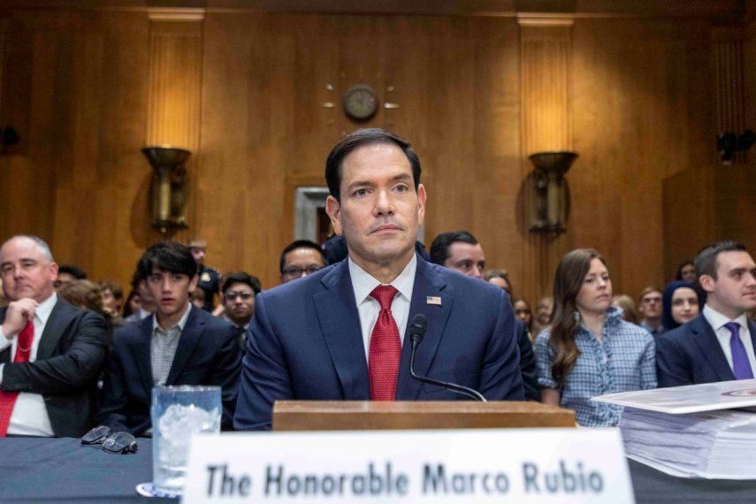 El Secretario de Estado de EEUU, Marco Rubio, testifica ante la audiencia del Comité de Relaciones Exteriores del Senado sobre la Solicitud de Presupuesto del Departamento de Estado para el año fiscal 2027, en el Capitolio en Washington, el 02 de junio de 2026.&nbsp;