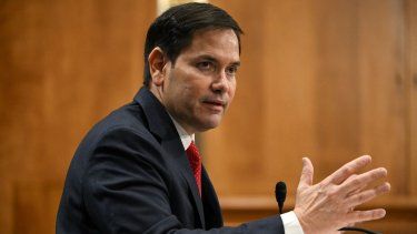 El nominado a secretario de Estado, senador cubanoamericano por Florida, Marco Rubio.