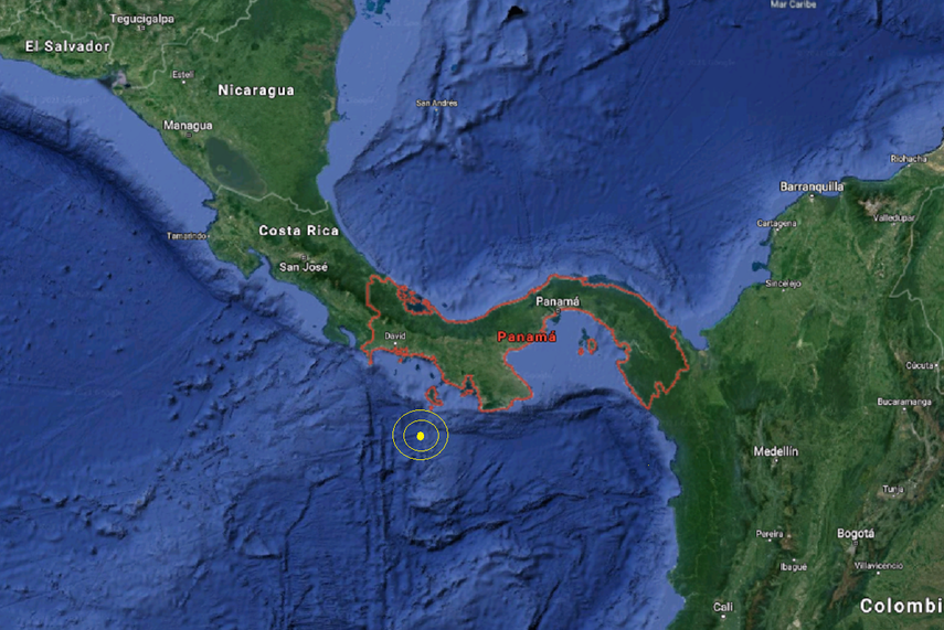 Imagen referencial del sitio donde se inició el movimiento telúrico.&nbsp;