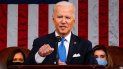 El presidente Joe Biden habla en el Capitolio en Washington. Detrás la líder de la Cámara Baja, Nancy Pelosi, (der.) y la vicepresidenta Kamala Harris. El presidente Joe Biden habla en el Capitolio en Washington. Detrás la líder de la Cámara Baja, Nancy Pelosi, (der.) y la vicepresidenta Kamala Harris.