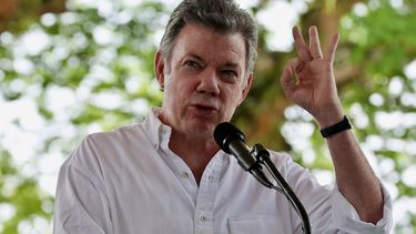 Juan Manuel Santos, presidente de Colombia&nbsp;