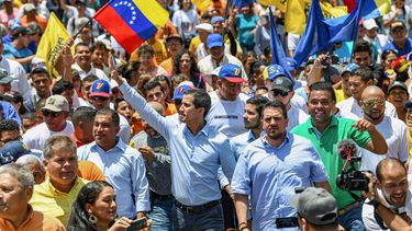 El presidente encargado, Juan Guaidó, realizó un recorrido por la isla de Margarita.