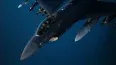 Un jet de combate F-16 de la Fuerza Aérea de EEUU patrulla los cielos en el Medio Oriente mientras las fuerzas estadounidenses mantienen su presencia y vigilancia en la región.