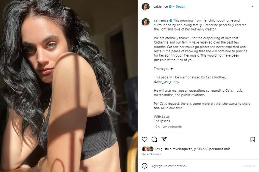 La cantautora Cat Janice.