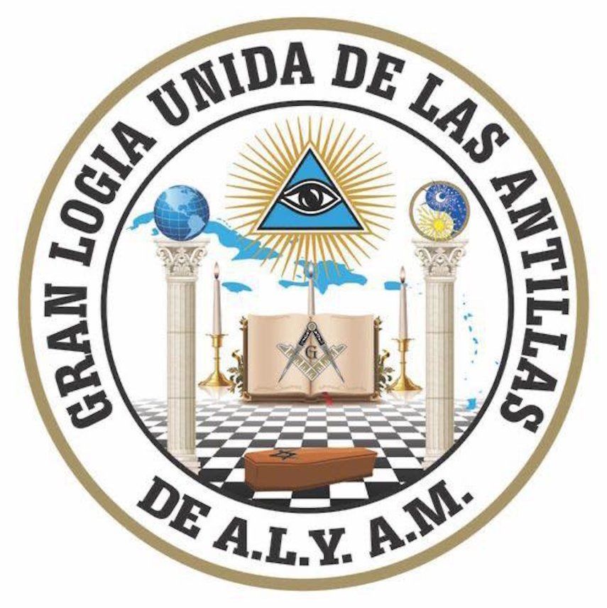 Logo de la Gran Logia Unida de las Antillas.