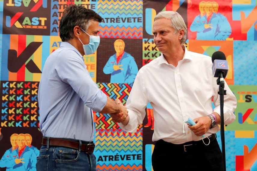 El opositor Leopoldo Lopez se reúne con el candidato chileno José Antonio Kast
