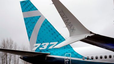 El avión 737 Max de Boeing, en Renton, Washington.