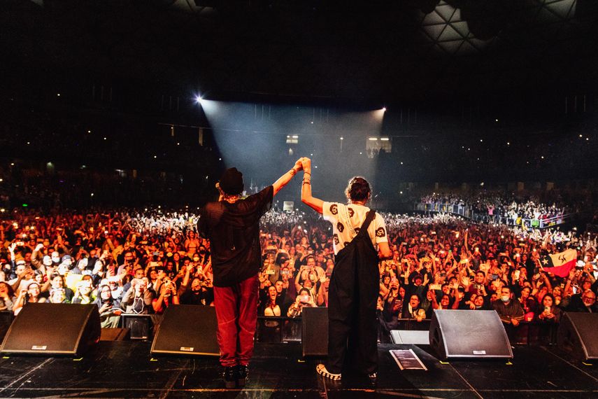 Servando y Florentino se hacen sentir en el Movistar Arena de Chile