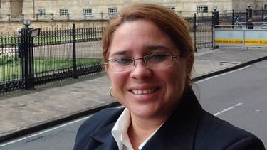 Joanna Columbié, directora de la Academia 1010 del movimiento opositor cubano Somos+.