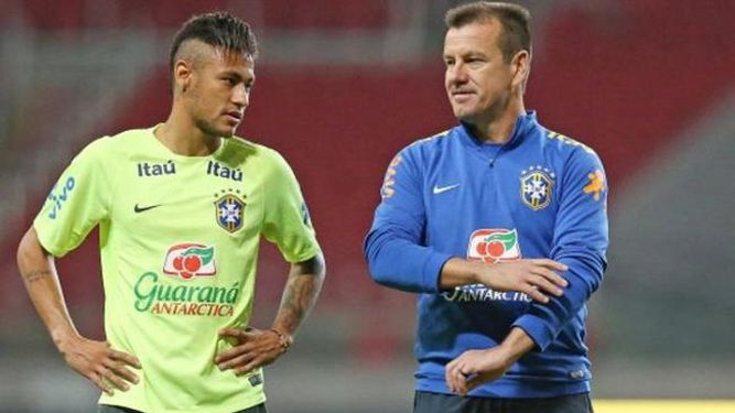 Dunga aseguró el martes que prefiere a Neymar en los Juegos Olímpicos. (ARCHIVO)
