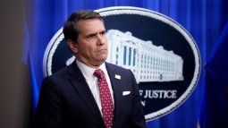 El fiscal general adjunto, Todd Blanche, habla con los medios durante una conferencia de prensa en el Departamento de Justicia, en Washington, DC. El fiscal general adjunto, Todd Blanche, habla con los medios durante una conferencia de prensa en el Departamento de Justicia, en Washington, DC.