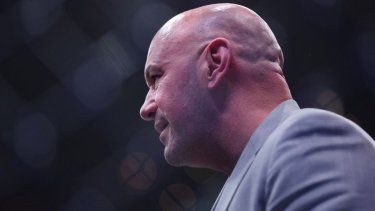 El presidente de la UFC, Dana White, durante la celebración de UFC 311 en Inglewood, el 18 de enero de 2025.