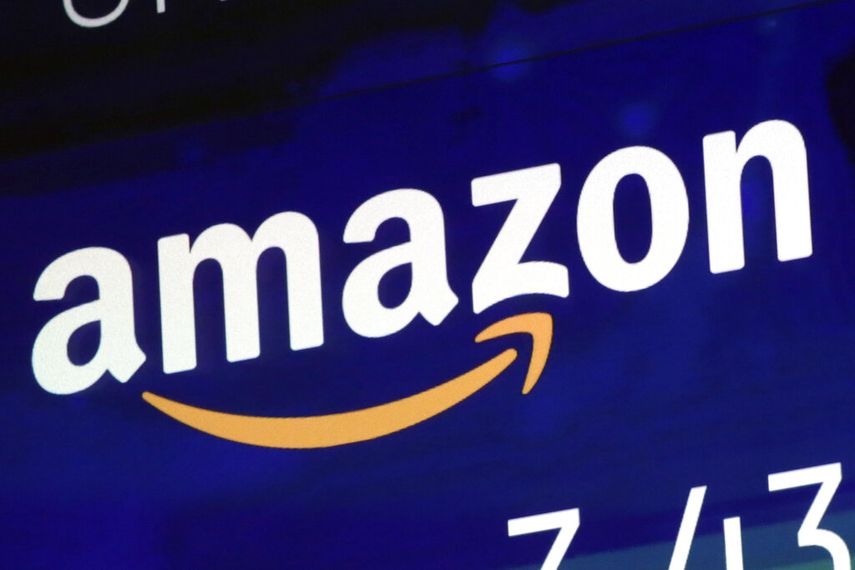 El logo de Amazon.