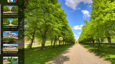 Los Herrenh&auml;user G&auml;rten en alem&aacute;n (cuya traducci&oacute;n literal es&nbsp;Jardines&nbsp;de las Casas de los Se&ntilde;ores o&nbsp;Jardines&nbsp;de los Solares Nobiliarios), se encuentran en la capital (Hannover)