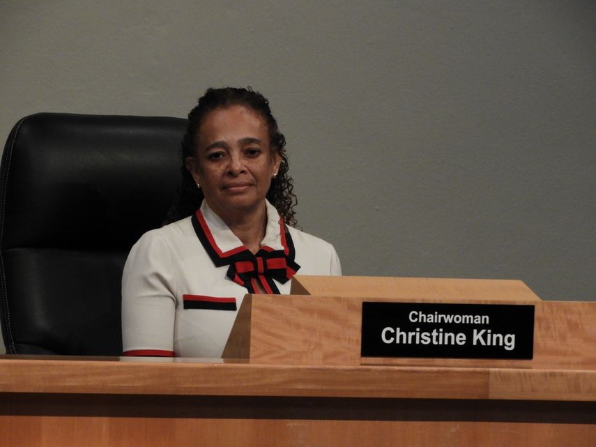 Christine King, presidenta de la Comisión de Miami.&nbsp;