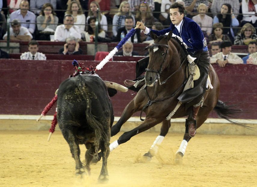 &nbsp;El rejoneador Mario Pérez Langa