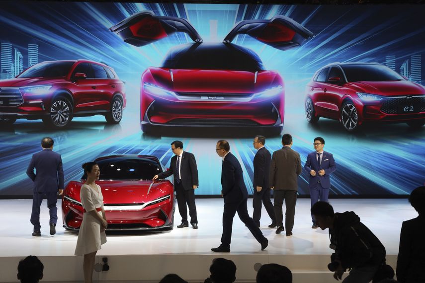 Imagen del Sal&oacute;n del Auto de Shanghai en el sal&oacute;n en el 2019&nbsp;