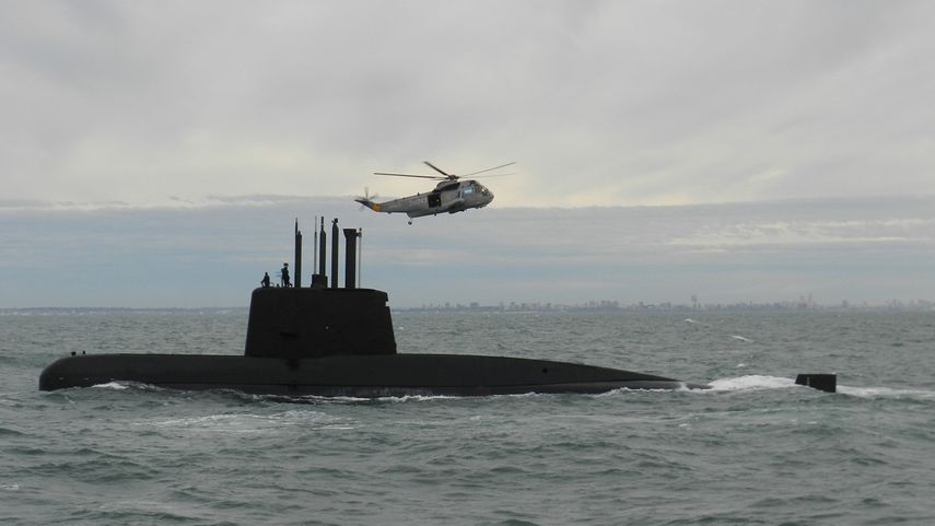 Imagen de archivo del submarino ARA San Juan, cuya búsqueda convoca esfuerzos de varios países.
