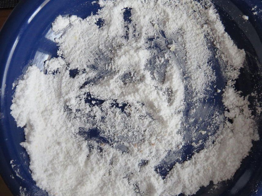 Polvo blanco. Imagen referencial.