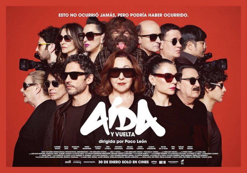 Cartel de la película Aída y Vuelta.&nbsp;