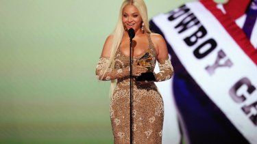 Beyoncé se alza con el Grammy al mejor álbum de música country.&nbsp;