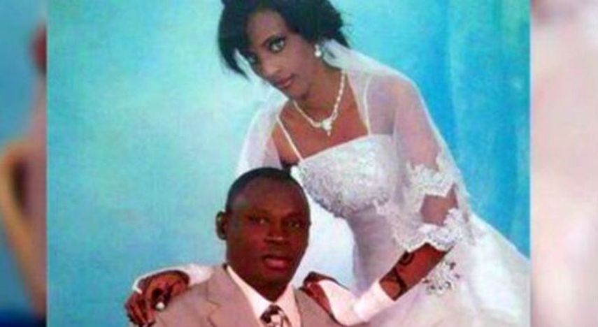 Marian Ishaq, el día de su matrimonio cristiano (Foto cortesía BBC)