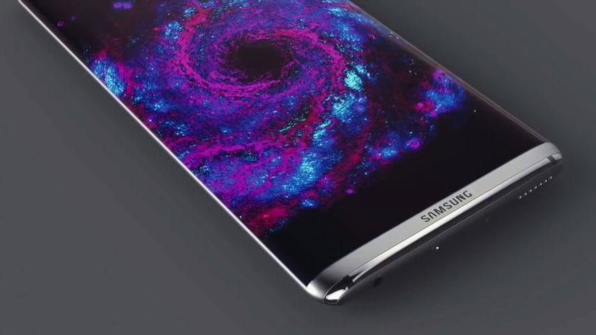 El más reciente modelo lanzado por Samsung, el Galaxy S8.