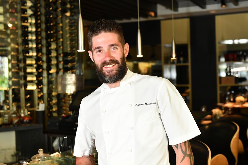 Andrea Marchesin, chef ejecutivo en el restaurante Toscana Divino. 