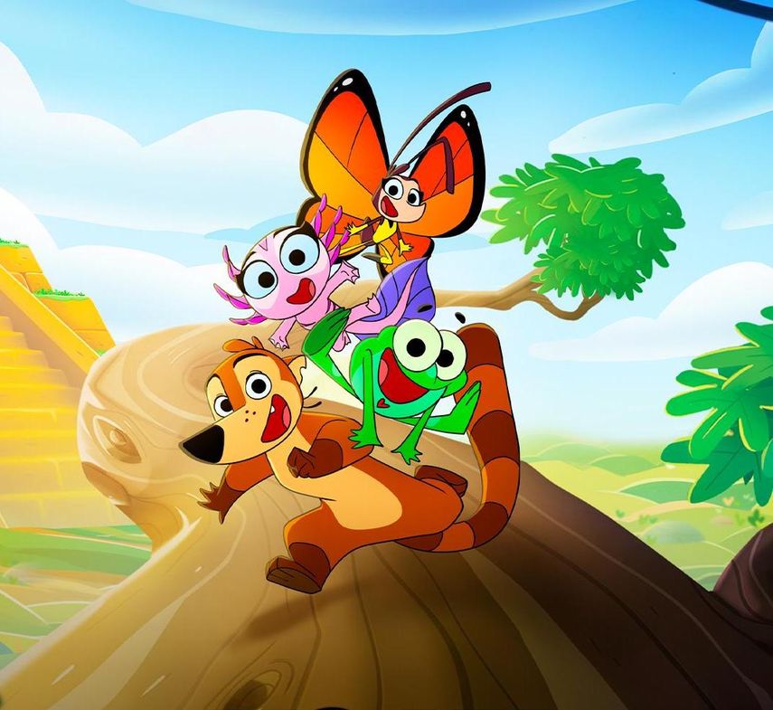 Fotograma de la nueva serie animada de Netflix, Koati.&nbsp;
