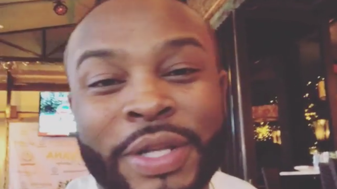 Captura de pantalla de la cuenta oficial de Instagram del cantante Pleasure P.&nbsp;