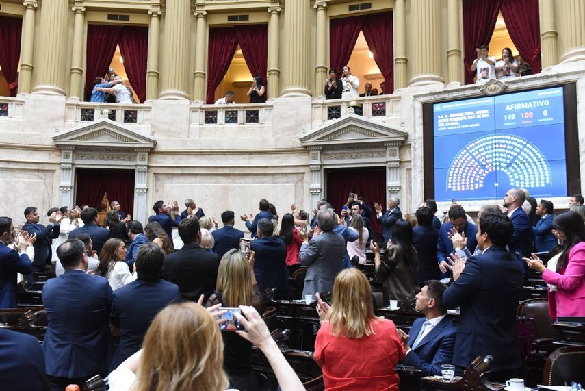 La Cámara de Diputados de Argentina aprobó con 149 votos cambios en el régimen penal juvenil este 12 de febrero de 2026. El proyecto deberá ser debatido por el Senado