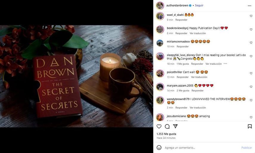 El autor Dan Brown presenta The Secret of Secrets.