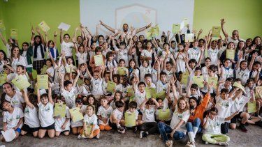 Estudiantes celebran congreso ambiental en Miami.&nbsp;