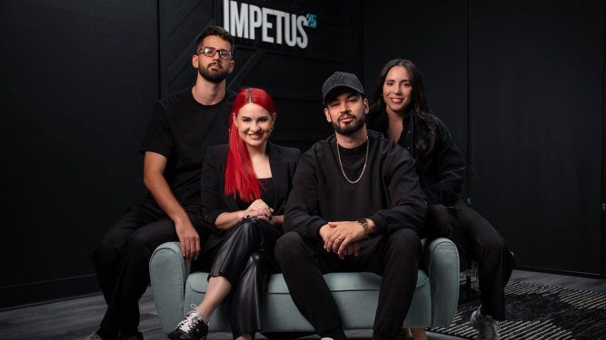 El equipo creativo de la productora audiovisual IMPETUS.