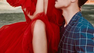 Jason Coreano junto a su pareja.&nbsp;