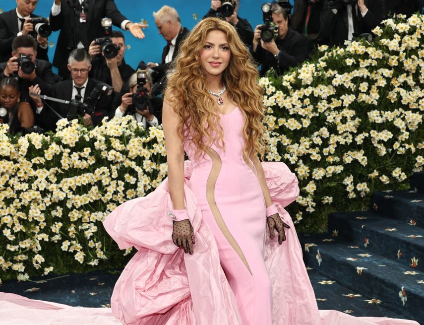 Shakira asiste a la Gala del Met 2025, que celebra Superfine: Tailoring Black Style, en el Museo Metropolitano de Arte el 5 de mayo de 2025 en la ciudad de Nueva York.