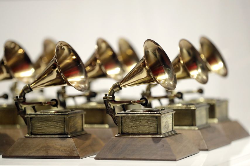 Premios Grammy en la Experiencia del Museo del Grammy en el Prudential Center en Newark, Nueva Jersey, el 10 de octubre de 2017. La 64 entrega anual de los premios Grammy será el 3 de abril de 2022 en Las Vegas.