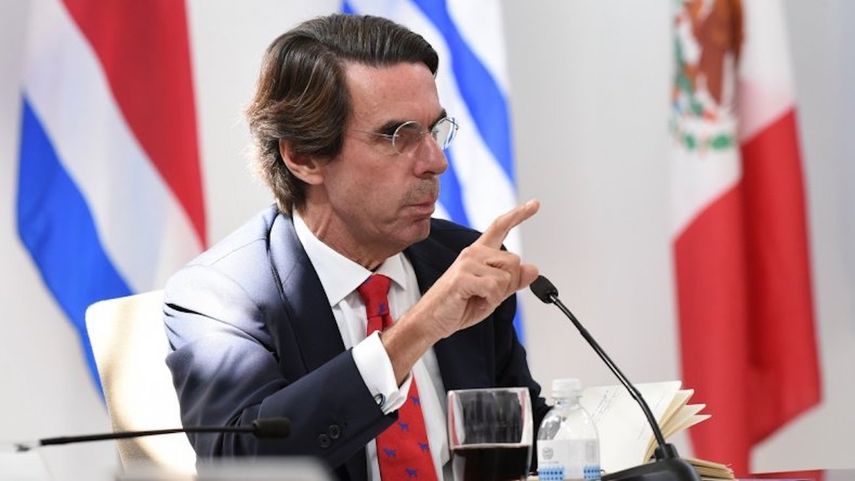 El&nbsp;expresidente español José María Aznar. (Archivo)
