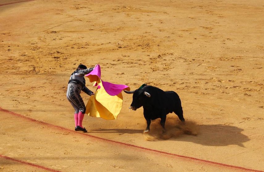 Imagen referencial de una corrida de toros.&nbsp;