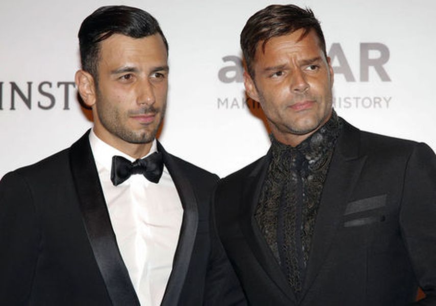 Jwan Yosef y Ricky Martin en Milán (CORTESIA) 