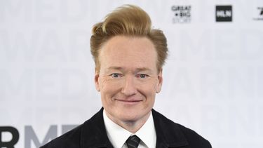 En esta fotografía de archivo del 15 de mayo de 2019 el presentador de programas nocturnos Conan OBrien en el WarnerMedia Upfront en el Madison Square Garden en Nueva York.&nbsp;