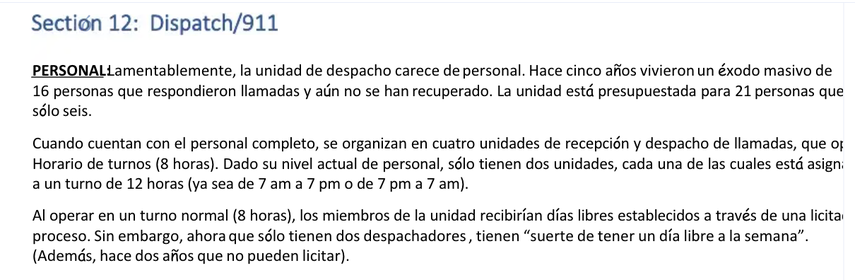 Informe de la consultoría Colina Group.