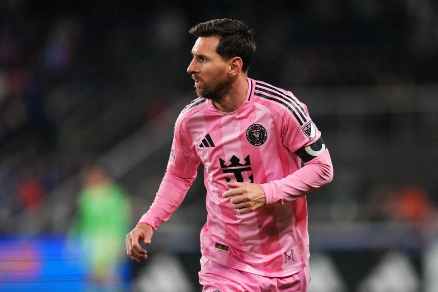 El argentino Lionel Messi, del Inter Miami, durante un partido ante el FC Cincinnati, el 23 de noviembre de 2025.