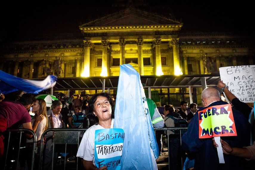 La protesta contó también con la presencia de la Confederación&nbsp;Argentina&nbsp;de Trabajadores del Transporte (CATT) y la Juventud Sindical Nacional (JSN),