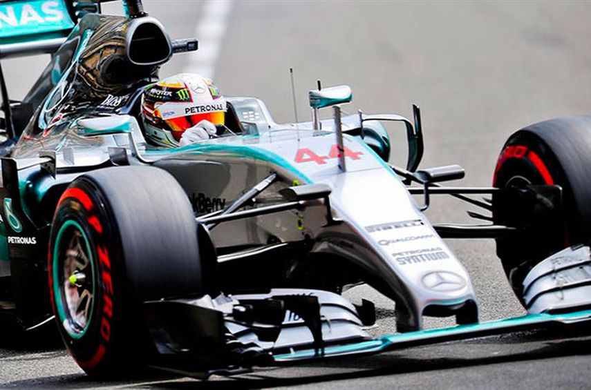 Es la quinta pole de Hamilton en lo que va de temporada. (EFE)