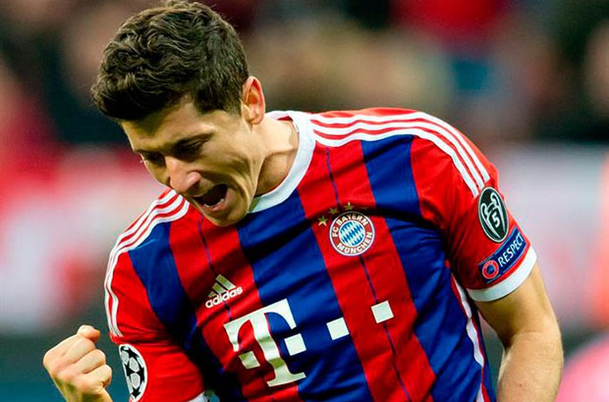 Robert Lewandowski anotó uno de los goles de los alemanes (EFE)